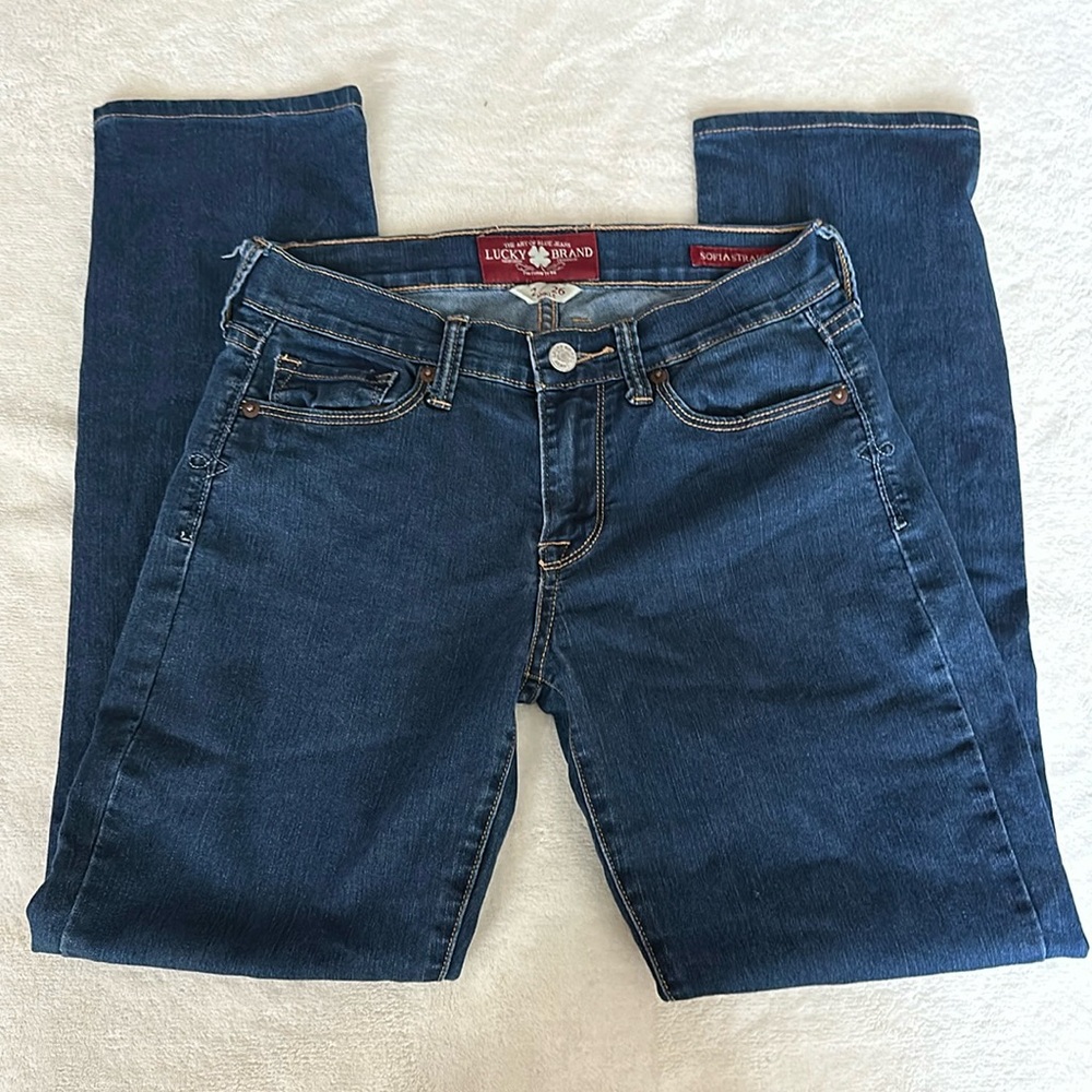 Lucky Brand Sofia Straight Jean size 2 ankle